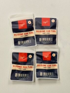 Elgin Discord Limited Orange Silicone Ear Tips Large 4-Pack